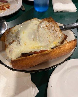 Eggplant Parm Hero.