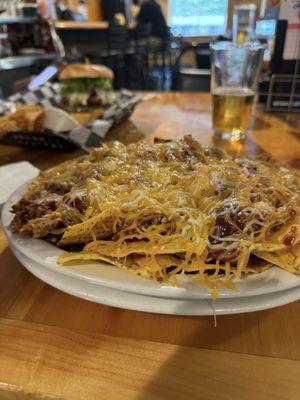 Pulled pork nachos