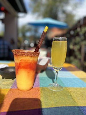 Chamoy margarita & mimosa