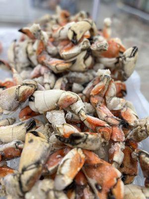 Sam's Club has stone crabs now!