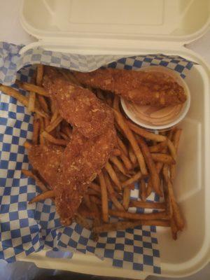 Chicken tender basket