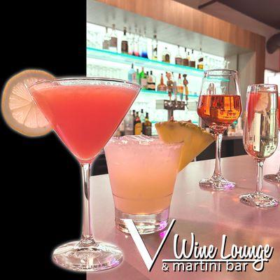 Delicious wines, specialty cocktails, draft beers and yummy martinis!