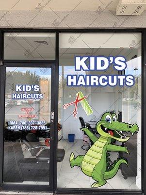 Kids haircuts by Irma and Karen