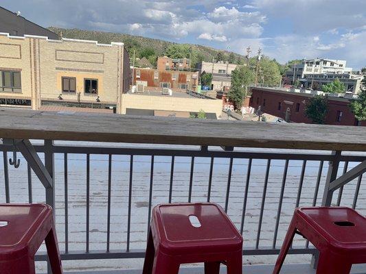 Rooftop seating