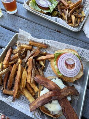 Shroom 'n Swiss Burger