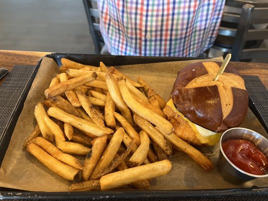 Burger with Fries