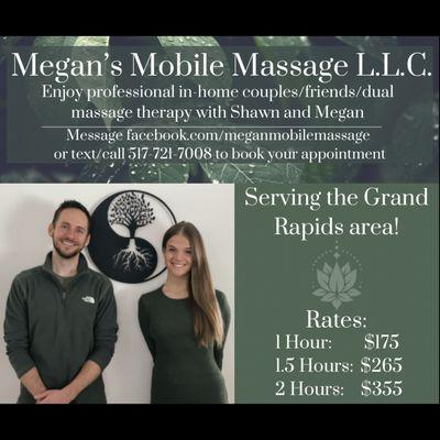 Megan’s Mobile Massage L.L.C.