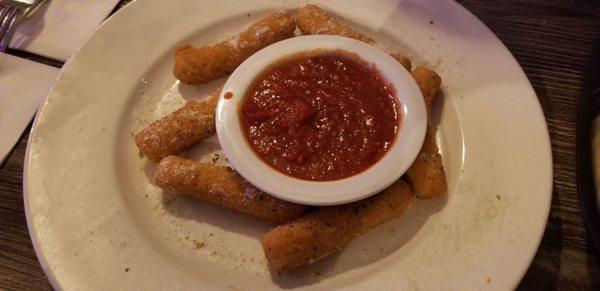 Cheese sticks and marinara. $8.99