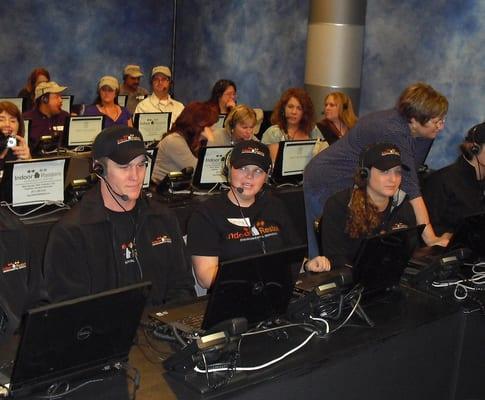 Indoor-Restore staff volunteering at the PBS (KQED) pledge drive in December 2010