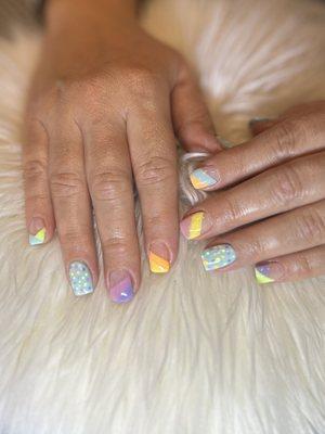 Easter nails art