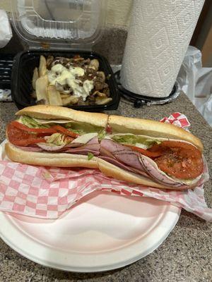 Capriotti's Classic Italian and Cheese Steak Fries Regular!!