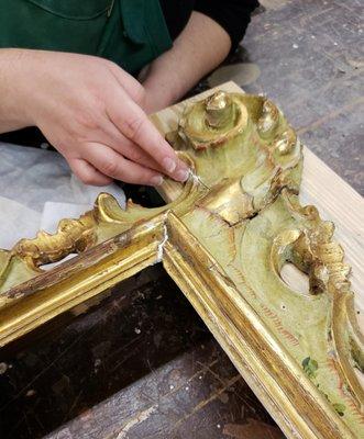 We repair and restore antique frames.