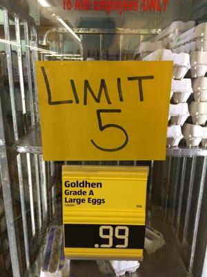 Good deal on eggs!!  :)