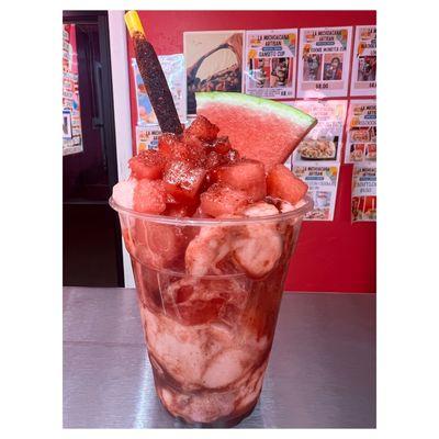 Watermelon lime Chamoy Cup