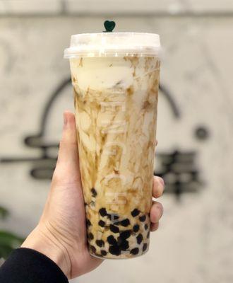 Dirty Boba (w/ Oat Milk substitution)