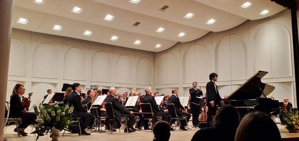 Bruce Liu, who won Chopin, + a very musical Warsaw Phil, playing to 60% capacity. In Europe, same concert sold out in 7 minutes