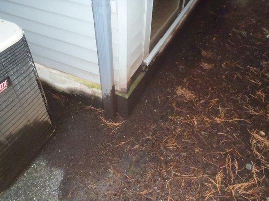 Most water infiltration of basements and crawlspaces can be linked to mismanagement of roof water runoff.