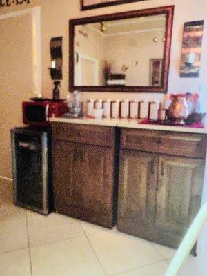 Spa beverage bar