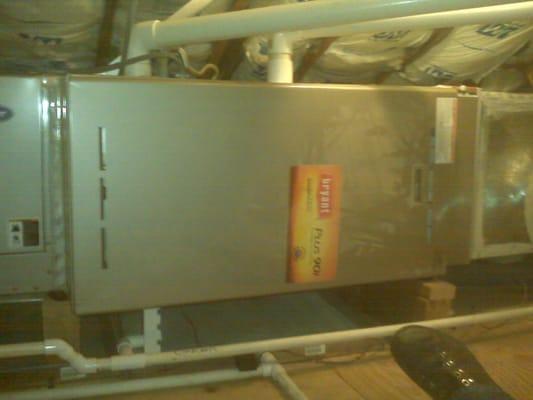 2006 furnace installation, Bryant Dealer of the Year./