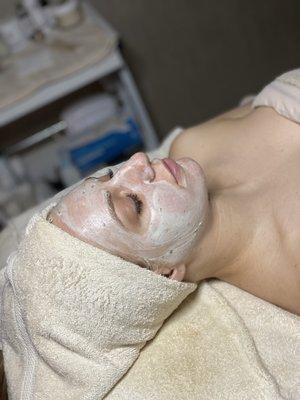 Customs facial with Eminence Organics