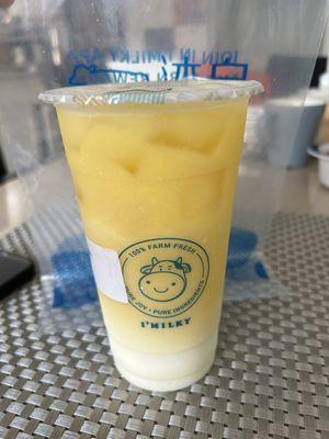 Large fresh mango milk