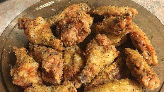 Wings fried to perfection. 13 varieties and combo flavors