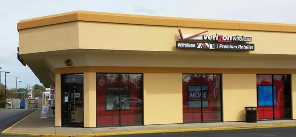 Store exterior; corner of Brook and Parham Roads, Richmond, VA