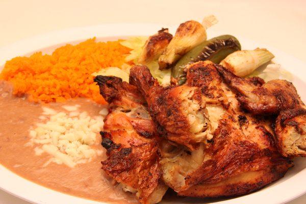 Grilled Chicken! This and other great Mexican food.