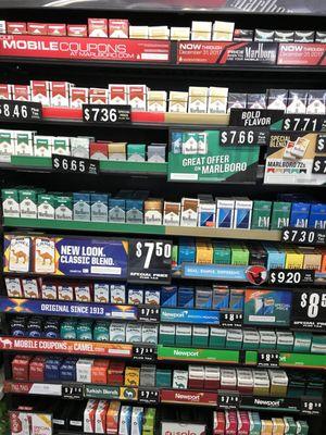 Great selection of Cigs