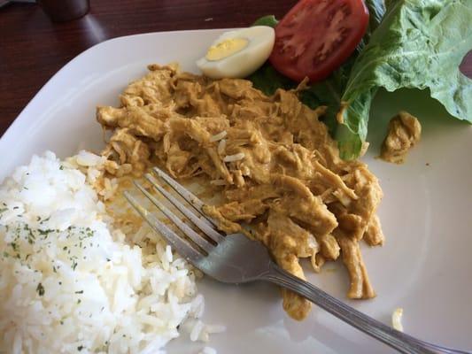 Try the aji de gallina!! And tostones!!