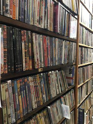 Our "B" movies. We have a wide selection of DVD movies and TV series for sale. Make it a movie night tonight!