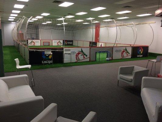 Dragon Goal indoor soccer and lounge area