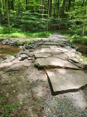 Paths were well maintained and no trash at all.