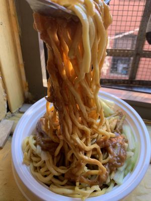 Cold sesame noodles