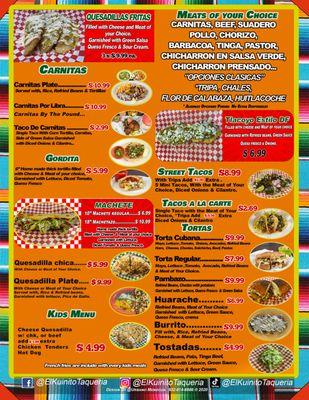 Hemos Actualizado Nuestro Menu