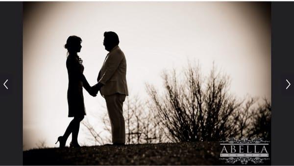 I know you are in a hurry to the next shoot to another couple but Can we take some silhouette pics before we go?