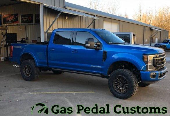 Ford F-250 Tremor with Carli suspension.