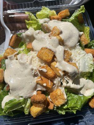 Chicken Caesar salad