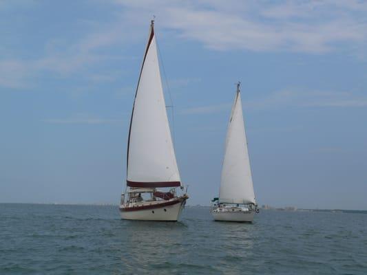 Go sailing with us on one of our two sailboats.