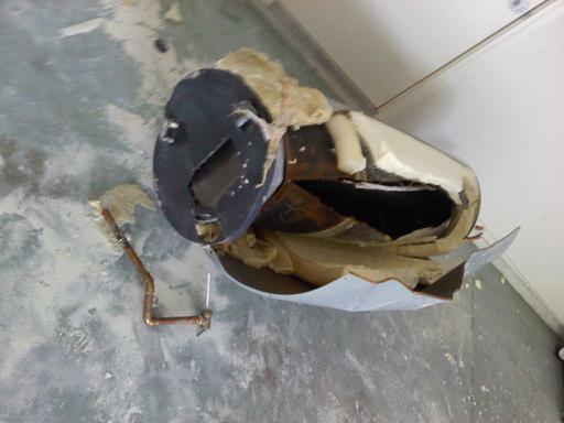 Water heater exploded due to thermal expansion AND a bad safety valve. Bear Creek Murrieta CA , have your home tested for thermal expansion