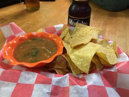 Chips and salsa!