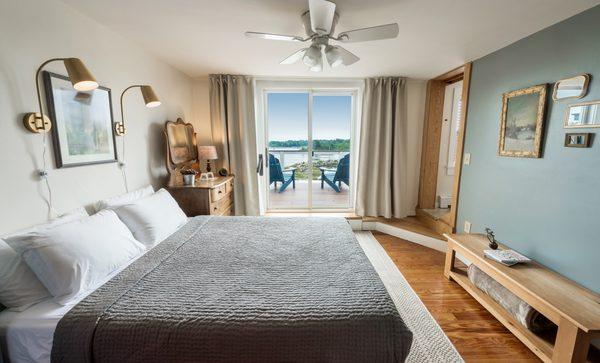 The Cobble Beach Room with private balcony.