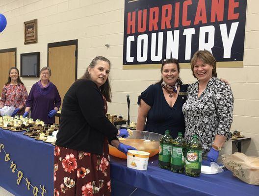 Thank you to the moms who helped make our Honor Society Induction even better with this fabulous reception.