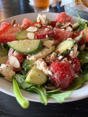 Strawberry watermelon salad