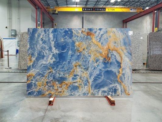 Blue Crystal Onyx | Primestones® - Premier Stone Provider in South Florida