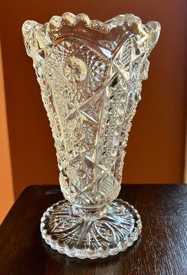 My favorite vase, real antique crystal