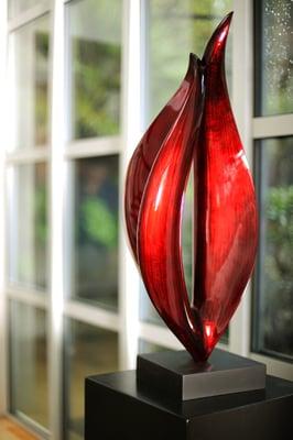 Flame Lacquer Sculpture