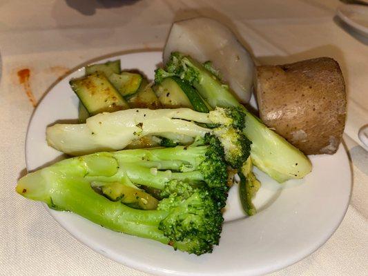 Broccoli with potato