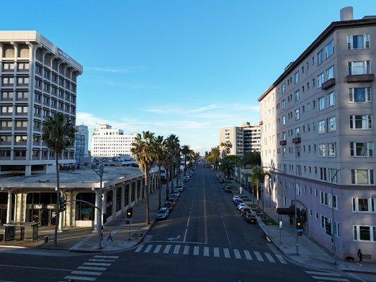 Facing north on Atlantic Ave.