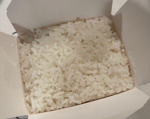 White rice to share